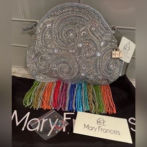 NWT Mary Francis “IN THE CLOUD” handbag Bag N559